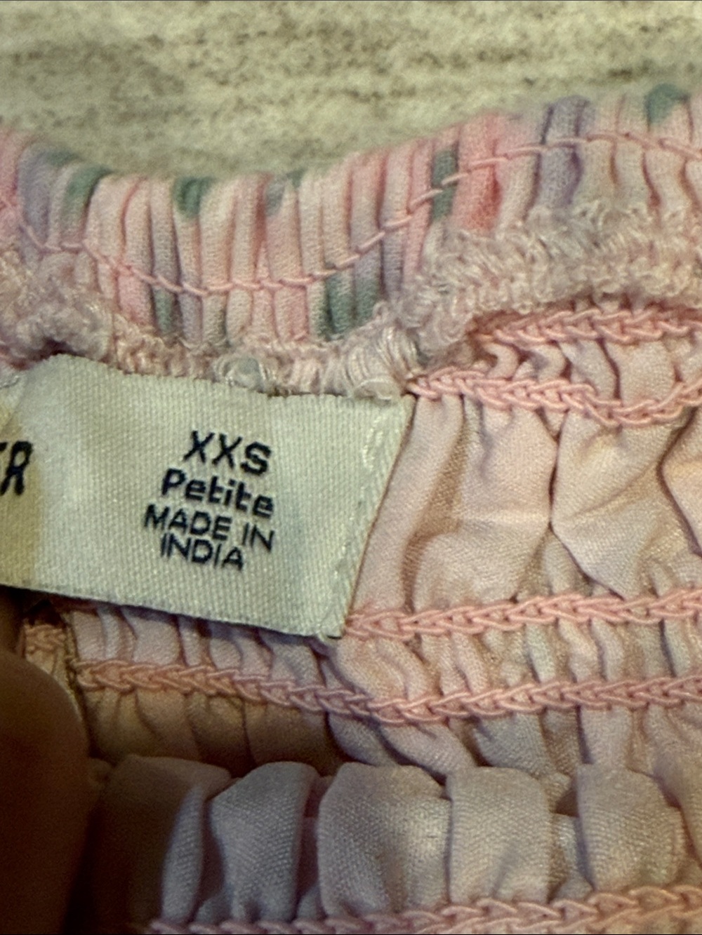 Hollister Pink Floral Smocked Sundress Romper - Picture 3 of 9